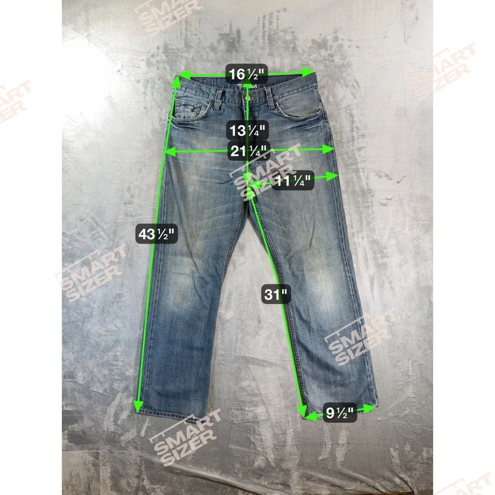 Mavi Matt Straight Leg Jeans Men's Size 32x32 Blue Light‎ Wash Denim